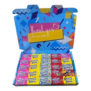 Mini Maoam Bloxx Fruit Chews Wrapped Sweets Party Bag Retro Pack Of 25
