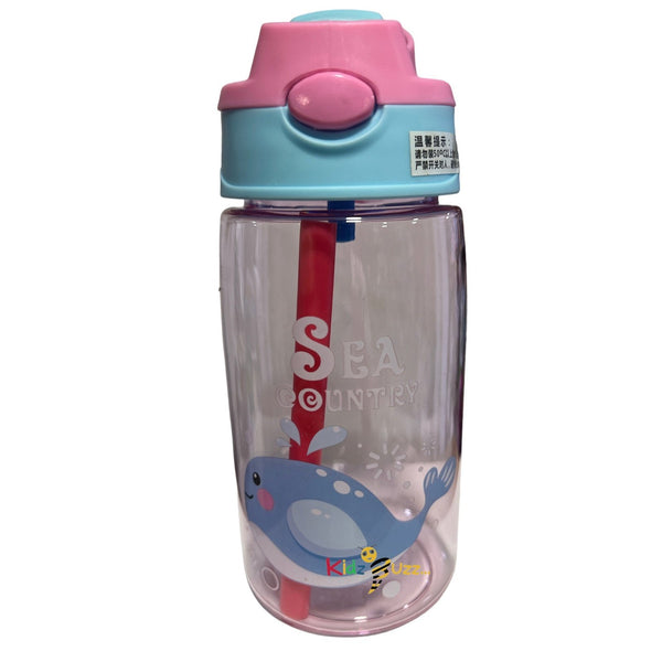 Water Bottle Sea Country Whale 480ml