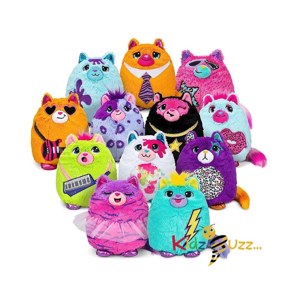 Miss Fitten Cats Plush Soft Toy-Cuddly Kitten Surprise Cat Plush Soft Toy