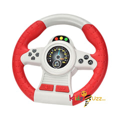 Electric Car Steering Wheel Toy for 2 3 4 Year Old Kids