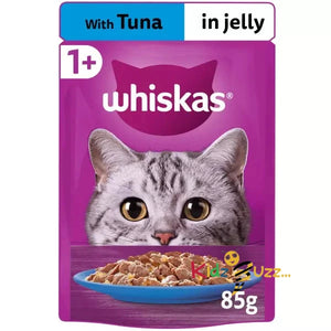 Whiskas 1+ Cat Pouches Tuna in Jelly 85G Each (28 Packs)