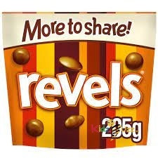 Revels Milk Chocolate Sharing Pouch Bag 205g(Pack of 3)