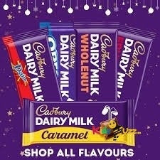 Cadbury Selection Chocolate Bar Dairy Milk Collection Gift 160g-180g
