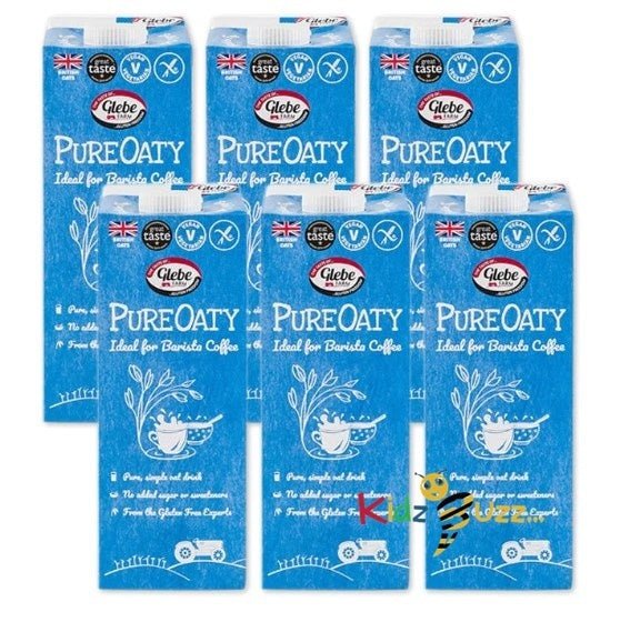 Glebe Farm PureOaty Barista Style Oat Drink 1 Ltr 1 × 6