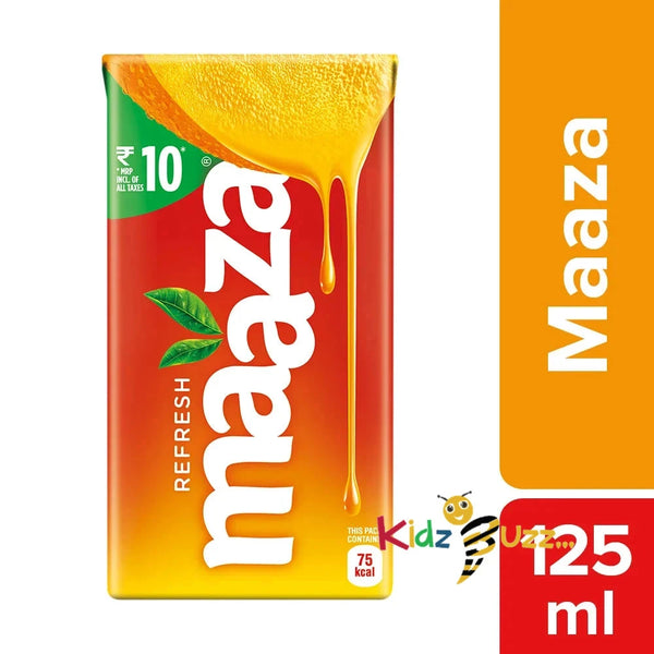 Maaza Mango Drink, Original Flavour| Ready to Serve Fruit Drink 125ml Pack Of 20