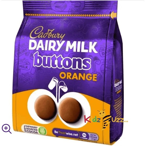 Cadbury Dairy Milk Orange Buttons, Pack of 3 Chocolate