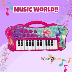 Toys Music World Melody - Piano Toy - Toys for Girls Piano Pink