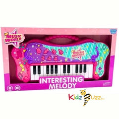Toys Music World Melody - Piano Toy - Toys for Girls Piano Pink