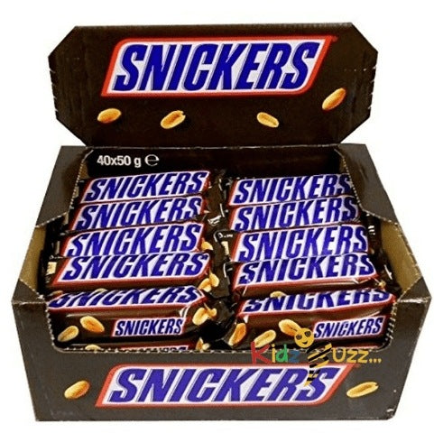 Snickers 40x 50 Grams Bars Chocolate Bars For Chocolate Lovers