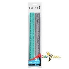 30cm Ruler Set (pack of 2) Helps ensure effortless writing .