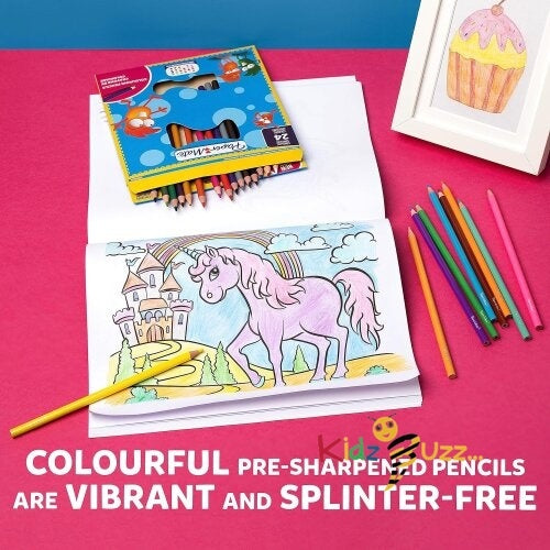 Paper Mate Coloured Pencils for Kids, 24 Pencils