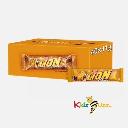 Nestle LION Peanut Flavour Chocolate Box 41g x 24 Bars Chocolate