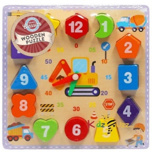 Puzzle Clock Toy For Kids