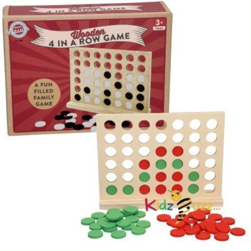 Wooden 4 in 1 Row Game