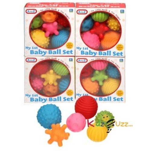 6Pcs My Baby Soft Ball Set For Kids