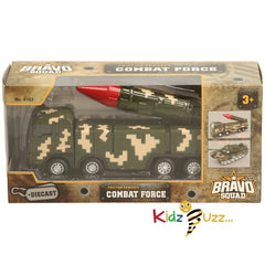 Bravo Squad Truck Toy 4 Assorted - Die Cast Combat Force Toy For Kids