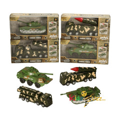 Bravo Squad Truck Toy 4 Assorted - Die Cast Combat Force Toy For Kids