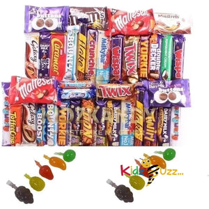 The Ultimate Hand Boxed Luxury Chocolate Hamper 17 Bars Included 10 Extra Jelly