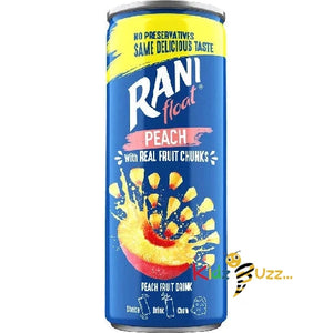Rani Natural Peach Float Drink 235 ml (Pack of 24)