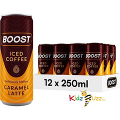 Boost Iced Coffee Cans Caramel Latte I 12 X 250ML