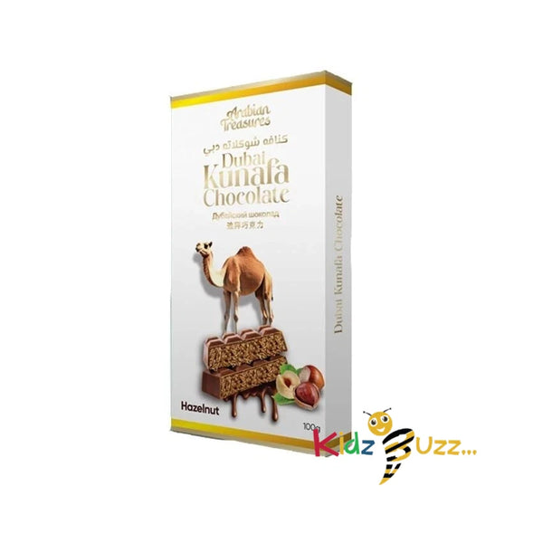 Arabian Treasures Dubai Kunafa Chocolate Hazelnut 100gm Pack Of 2