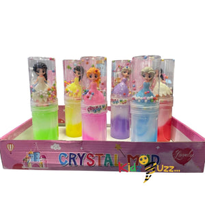 3Pcs Princess Colorful Slime Tub Children' Toy Party Christmas Crystal Mud Slime