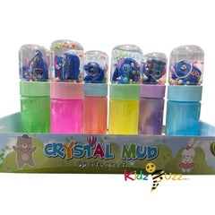 3Pcs Stitch Colorful Slime W/Keyring Children Party Christmas Crystal Mud Slime