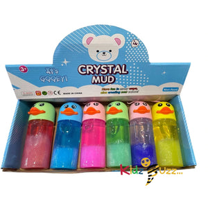 Pack of 3 Duck Colorful Slime Children Party Christmas Crystal Mud Slime