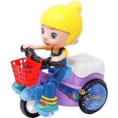 Kids Electric Spinning Stunt Bicycle Toy