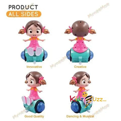 360 Degree Rtating Musical Dancing Girl Doll Toy