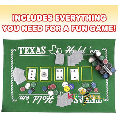 Gamie Texas Holdem Poker Game Set