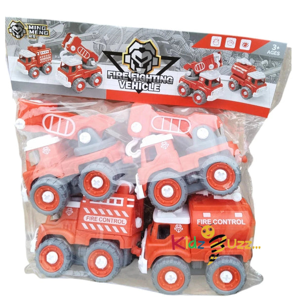 Fighting Vehicle Toy Car Set 4 Pack Toy Set