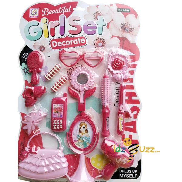 Cute Beautiful Girl Set With Fashion Accessories