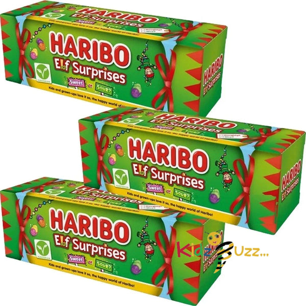 3 x 120g - Haribo Elf Surprise Tube- Xmas Gift