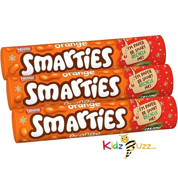 Smarties 3 x 120g Orange Giant Tubes