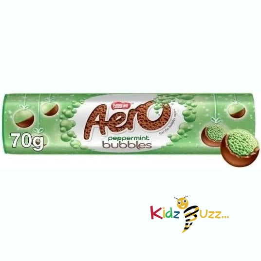 Aero Peppermint Bubbles Giant Tube 70G X 12 Pack