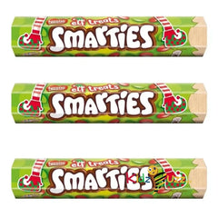 Smarties Elf Treats Milk Chocolate Giant Tube 120g Pack Of 3