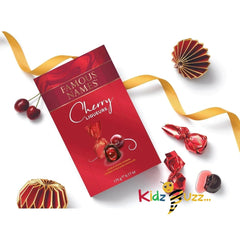 Famous Names Cherry Liqueurs 175g Dark Chocolate Gift