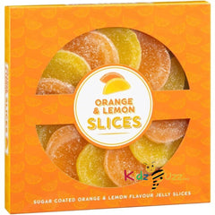 Jelly Slices Sugar Coated Slices Orange and Lemon 110g Pack Of 2