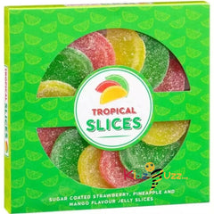 Jelly Slices Sugar Coated Slices Tropical 110g Pack Of 2