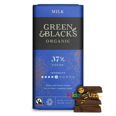 Green & Black's Organic Chocolates 90g Pack of 5 Random Flavours Perfect Gift