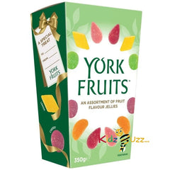 York Fruits Assorted Flavour Jellies Box 350g Pack Of 2