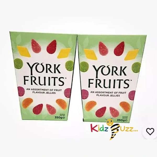 York Fruits Assorted Flavour Jellies Box 350g Pack Of 2