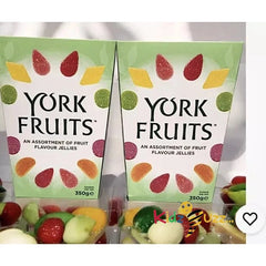 York Fruits Assorted Flavour Jellies Box 350g Pack Of 2