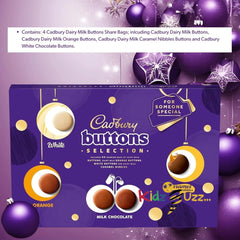 Cadbury Buttons Selection Box, Festive Chocolate Selection Box 340 g
