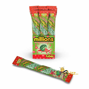 Millions Watermelon Tubes 55g Each Tasty Treat 12X 55G
