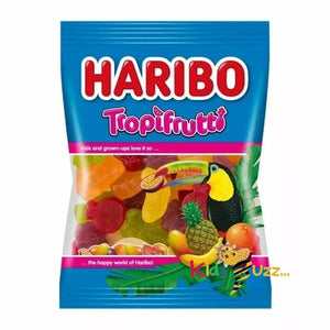 12 X 80g - Haribo Tropifrutti - Full Box - Halal - Party Bag