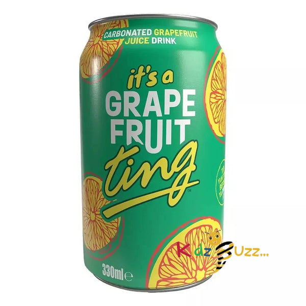 Ting Grapefruit 24 X 330ML Cans Carbonated Fruit & Flavours Soft Drinks