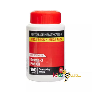 Revitalise Healthcare High Strength Omega-3 Fish Oil 150 Capsule Mega Pack