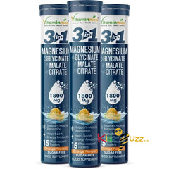 vitaminnica magnesium 3 in 1- orange x 3